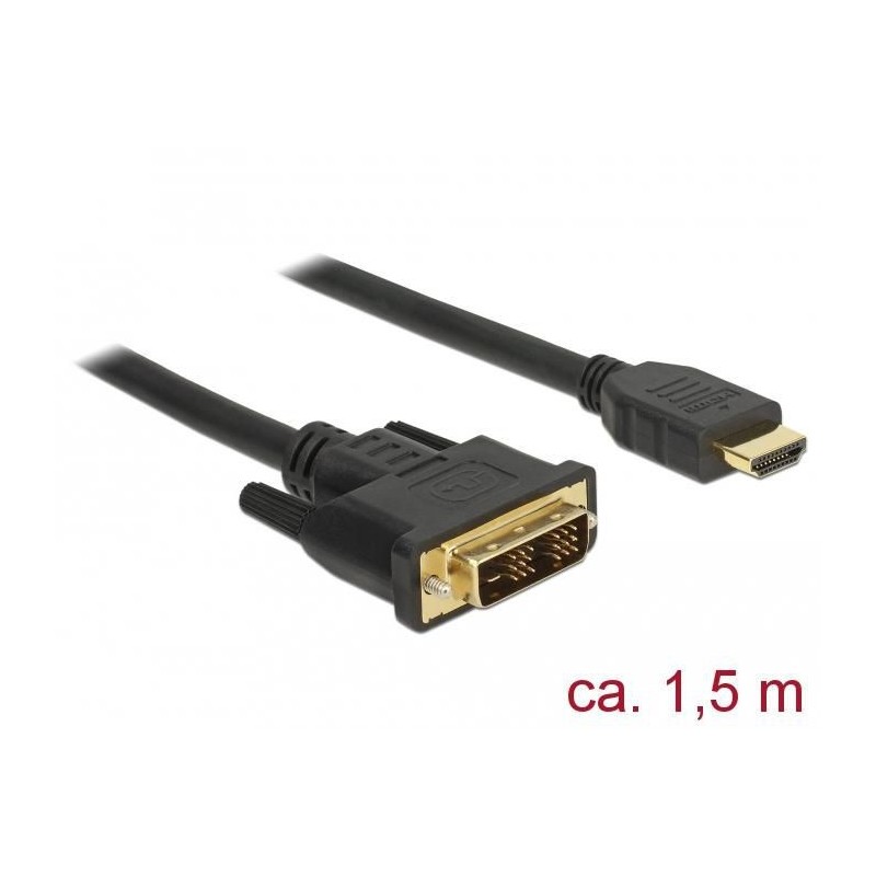 Delock HDMI to DVI 18+1 cable